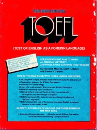 The New Edition TOEFL